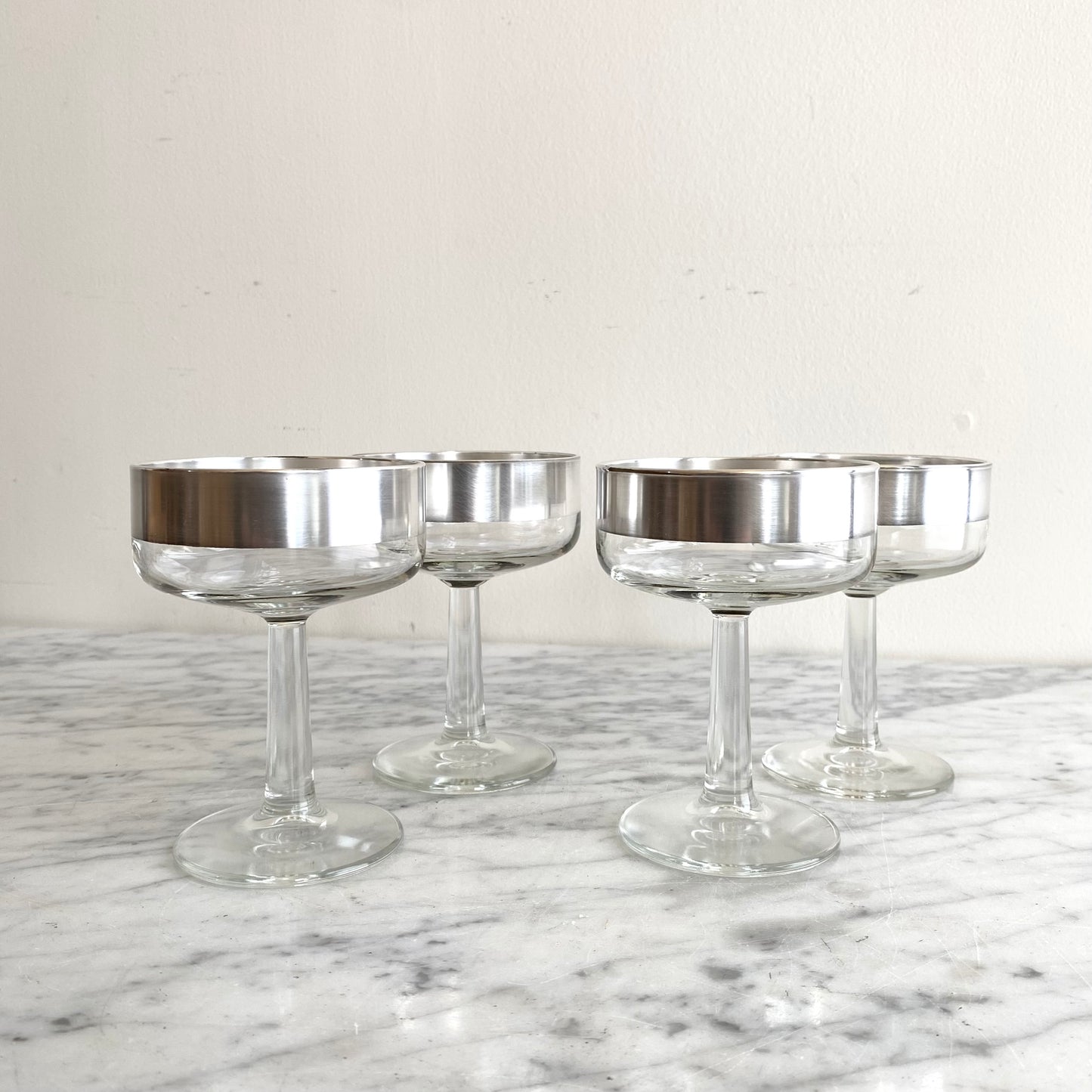 S/4 Petite Vintage Silver Rimmed Glasses