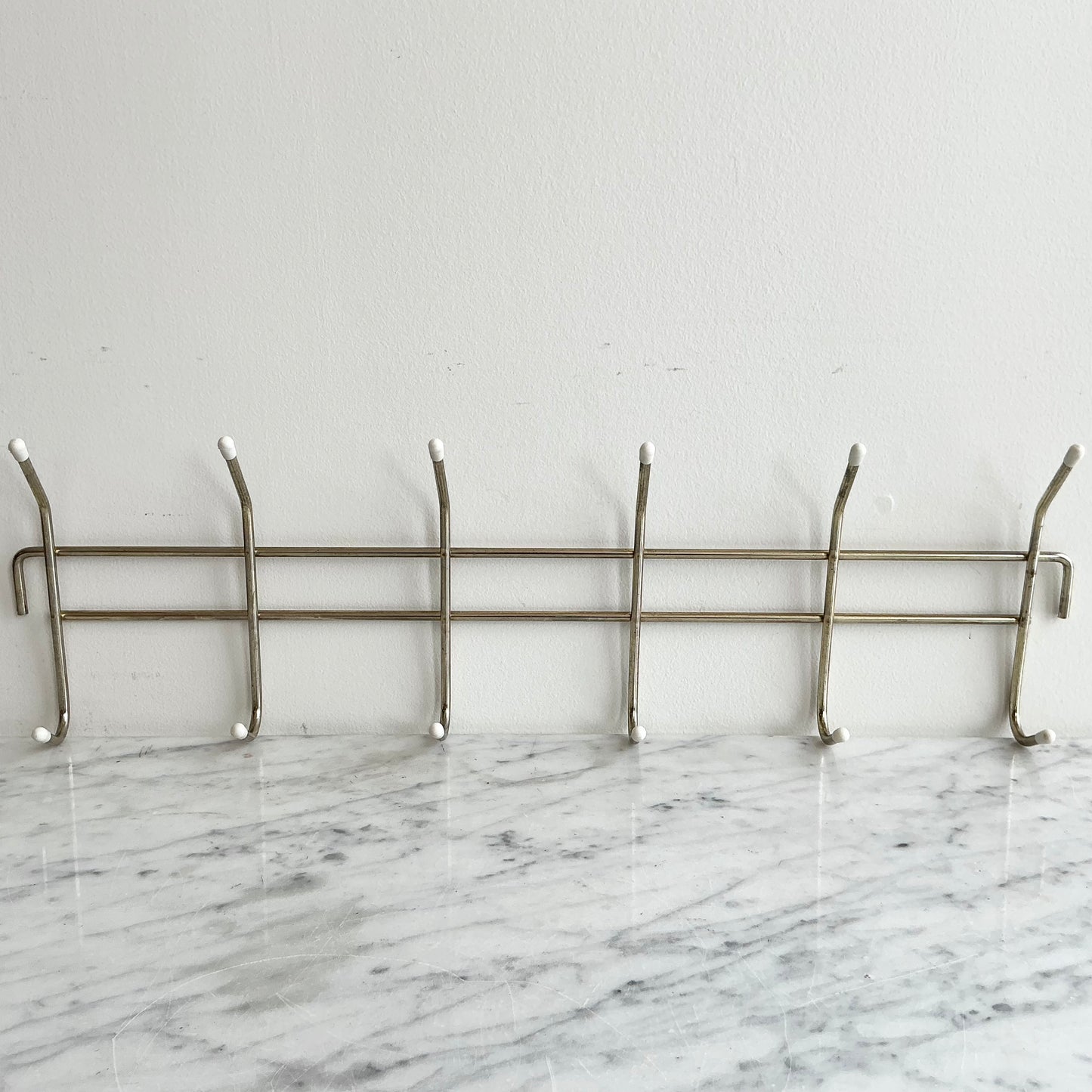 Vintage Metal Wire Wall Hook Rack