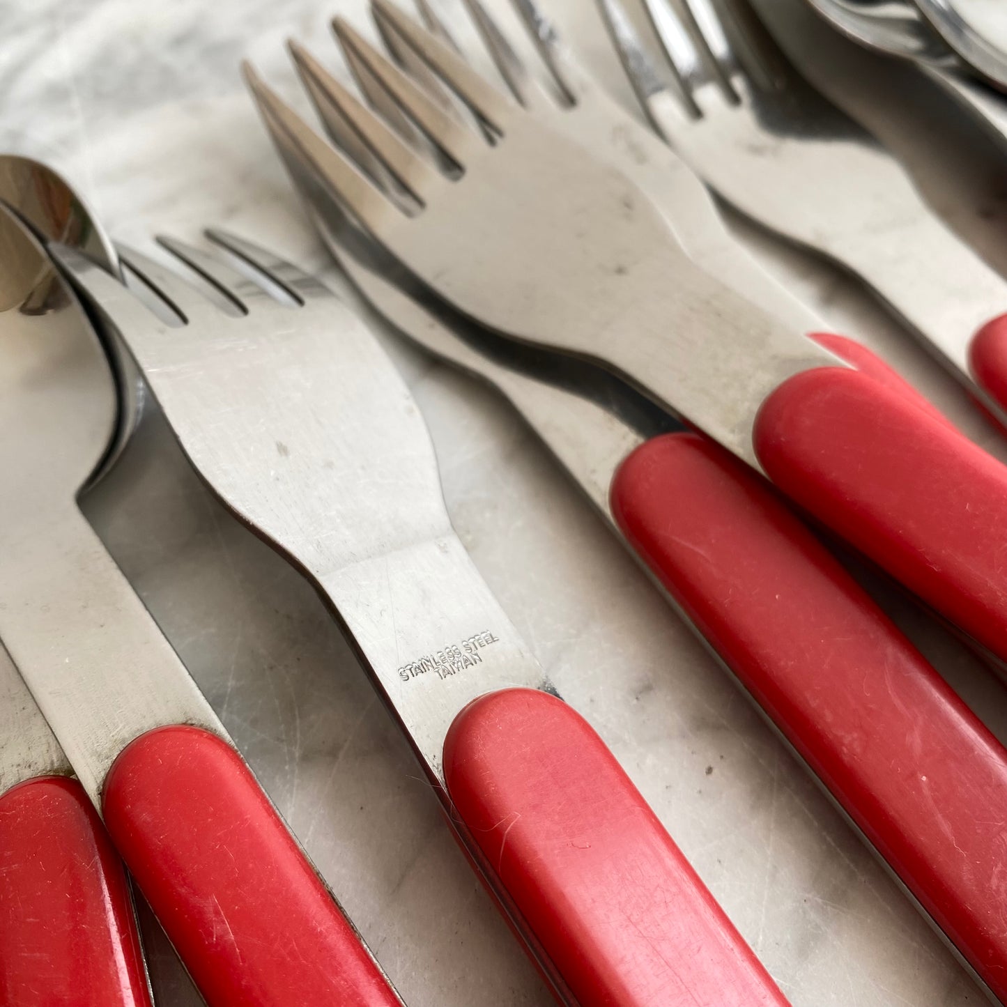 Vintage Flatware Set: 4 Place Settings
