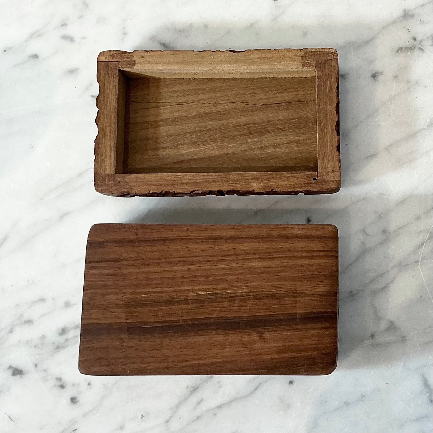 Vintage Wooden Carved Box