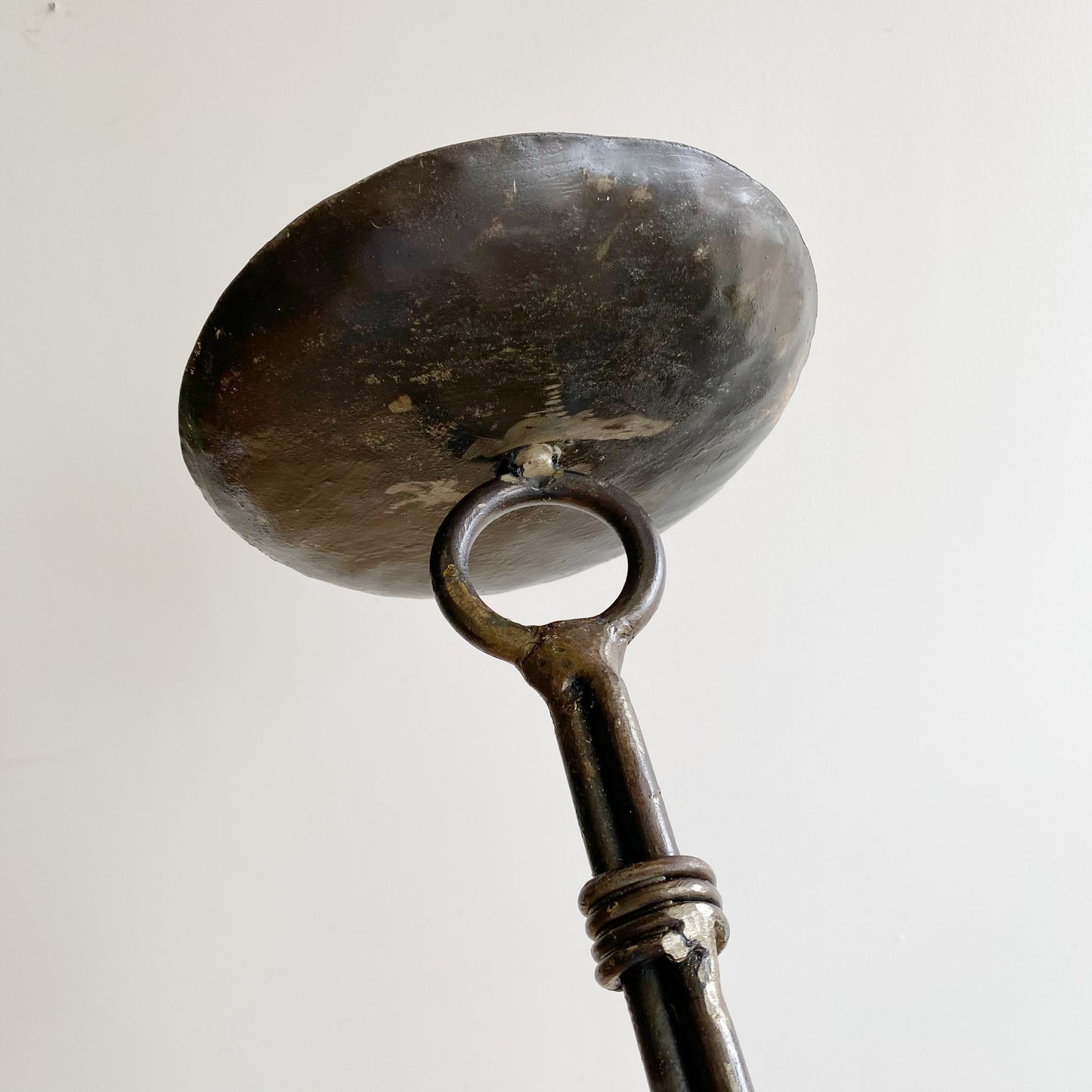 XXL Found Iron Candle Stand, 25"