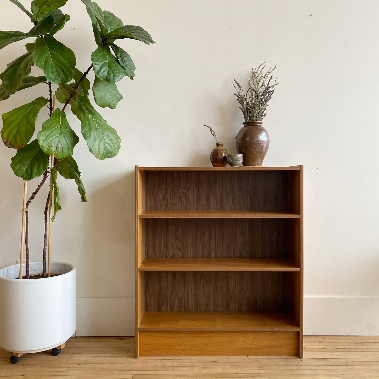 Vintage Wood Bookcase