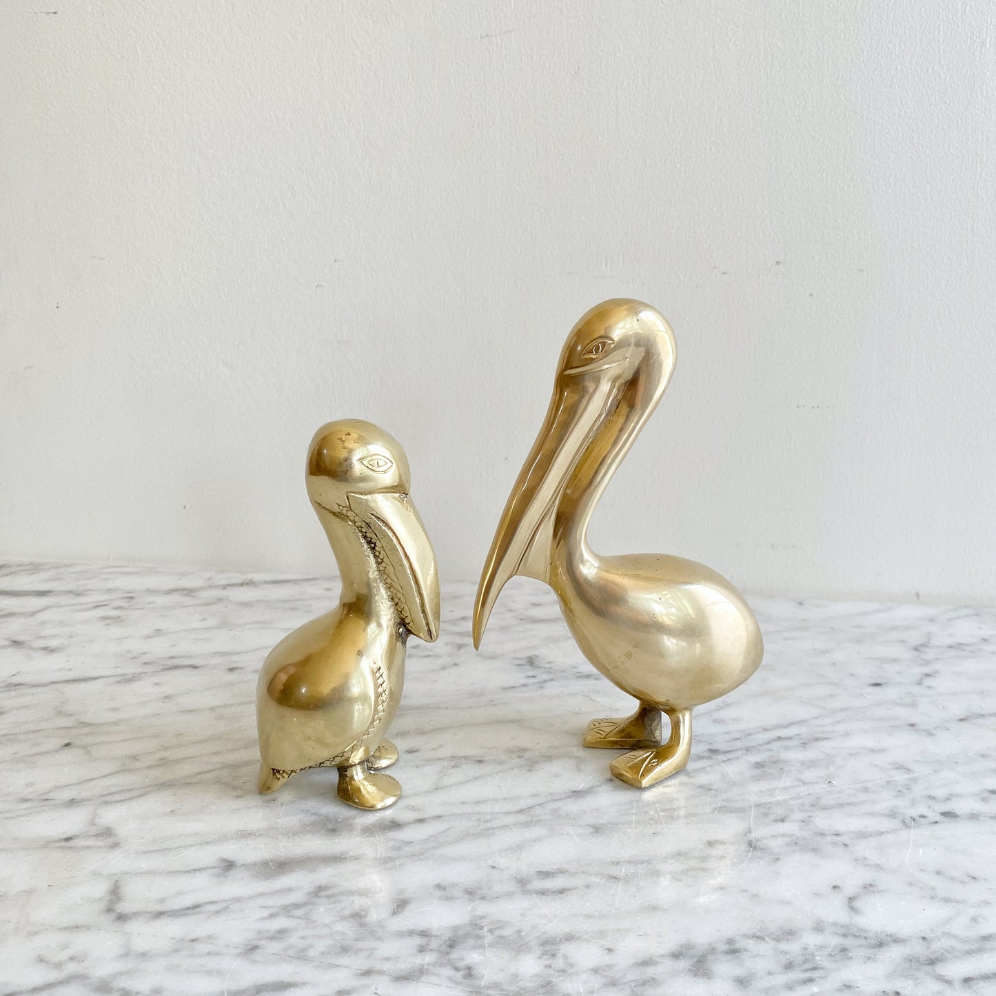 Vintage Brass Pelican, 7" (NAUTICAL COLLECTION)