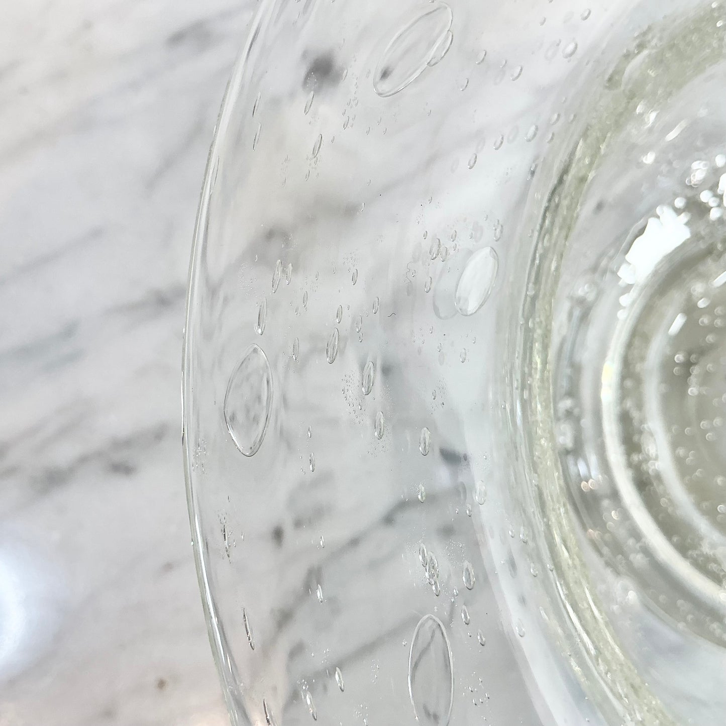 Vintage Glass Bubble Bowl