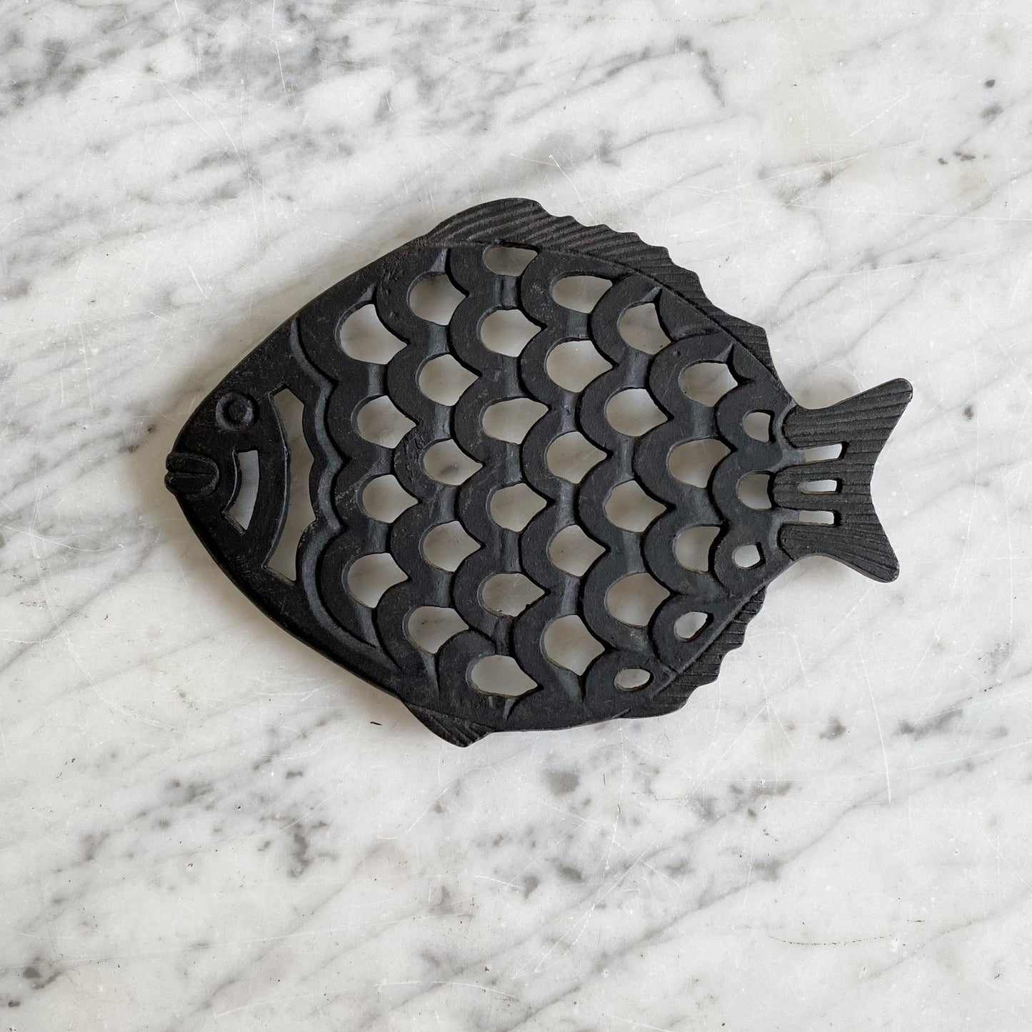Vintage Iron Fish Trivet