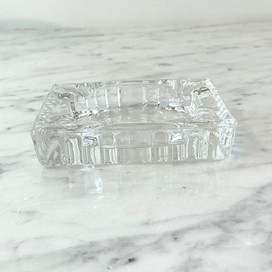 Pretty Vintage Glass Ashtray