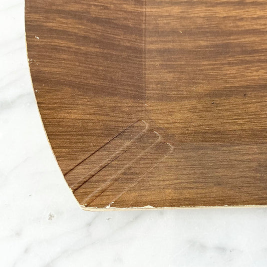 Vintage Pressed Wood Tray