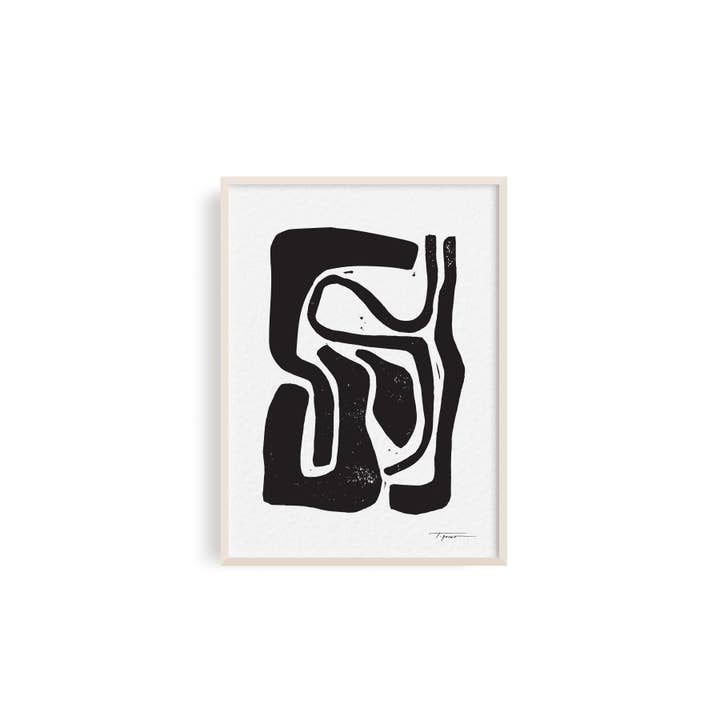 Flow I Block Print (8x10)