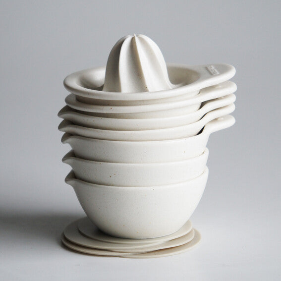 Japanese Porcelain Mortar with Handle