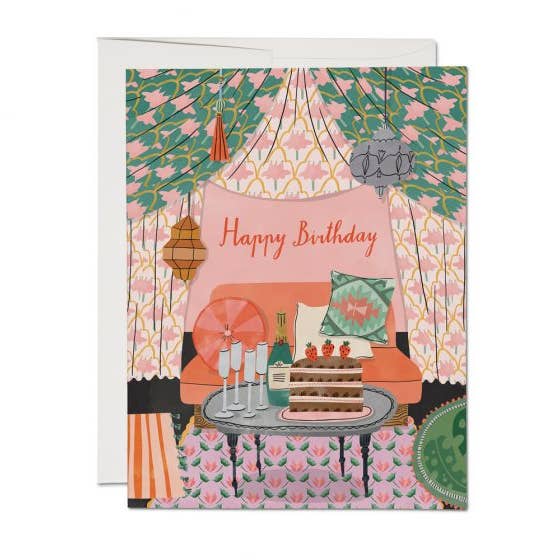 Nomad Tent Birthday Card