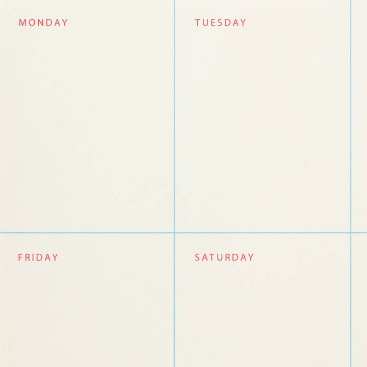 Weekly Notepad