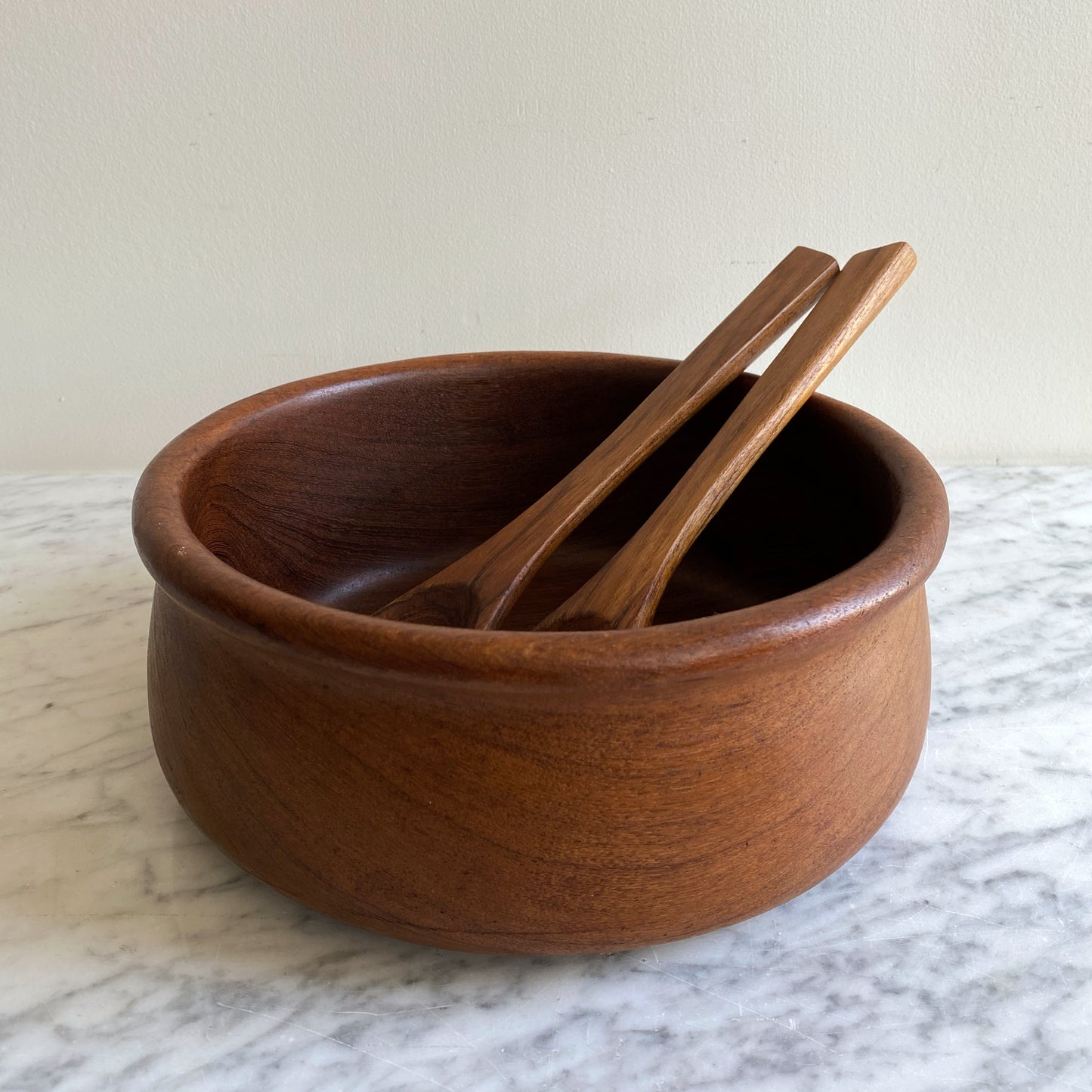 Pair of Vintage Wood Serving Utensils