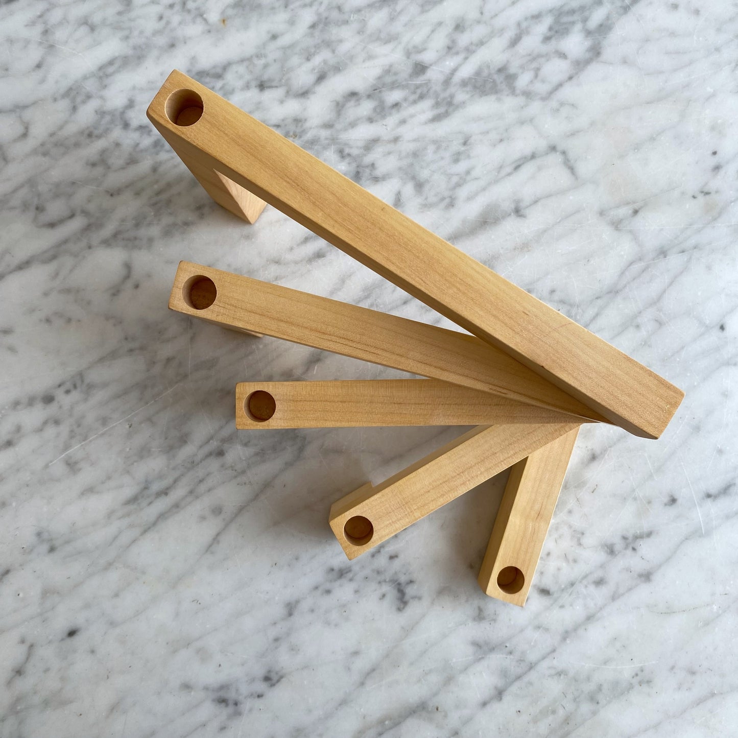 Vintage Handcrafted Articulating Candle Holder