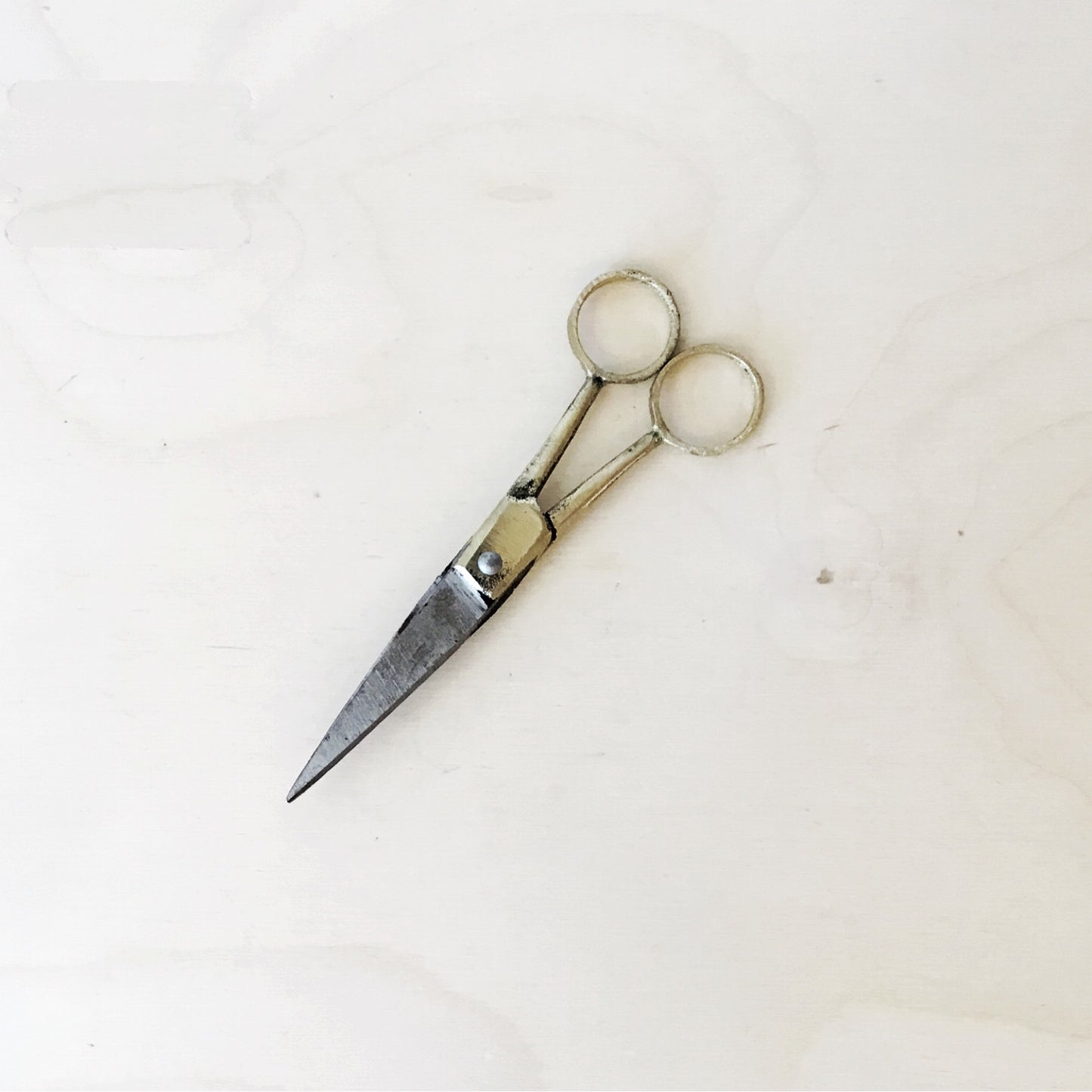 Small Brass Handle Scissors