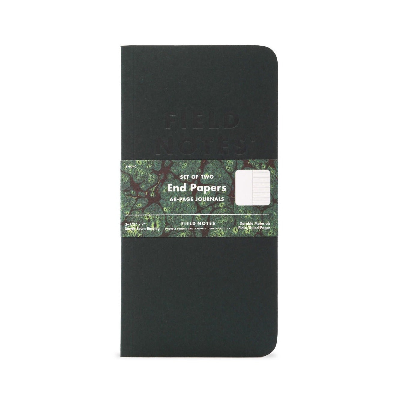 Field Notes, End Papers