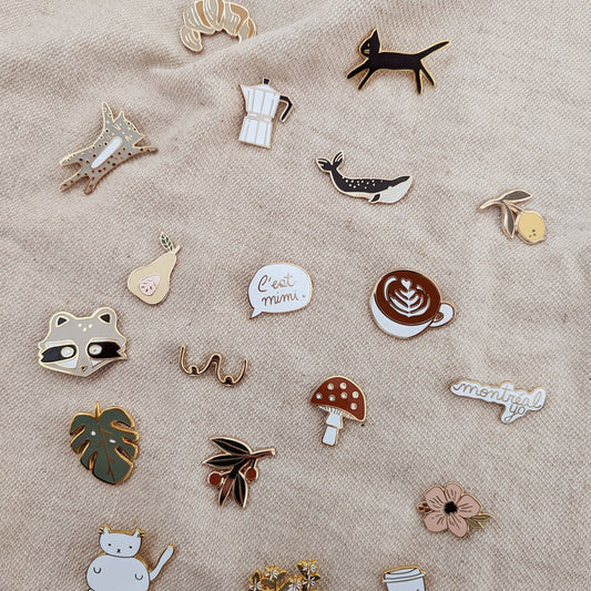 Mushroom Enamel Pin
