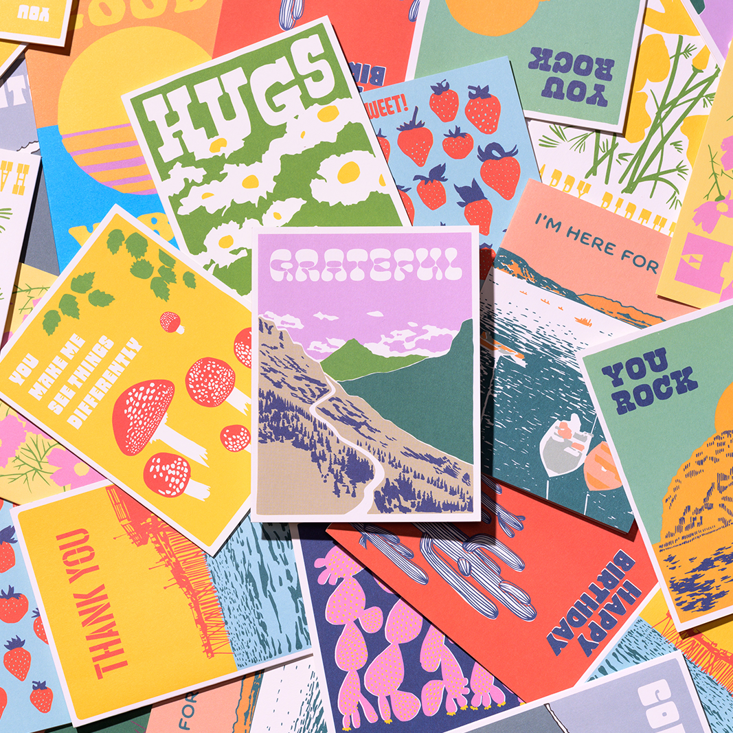 Greeting Card: Gratitude Mountain