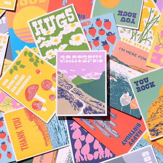 Greeting Card: Gratitude Mountain
