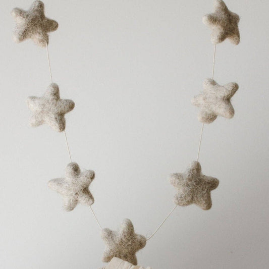 Wool Star Garland
