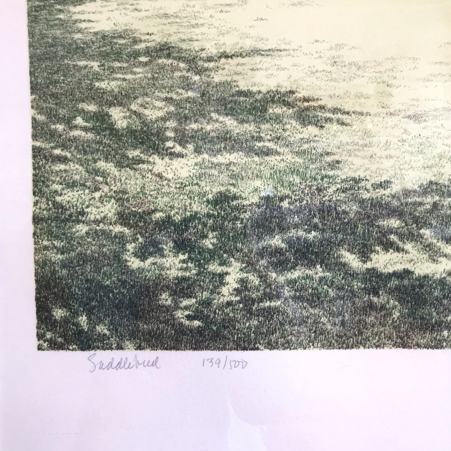 Vintage Horse & Rider Print, 36 x 30