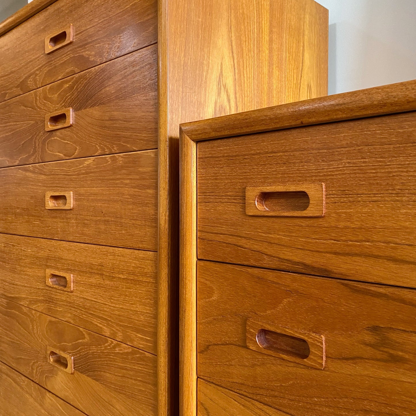 Vintage Teak Lowboy Credenza Dresser