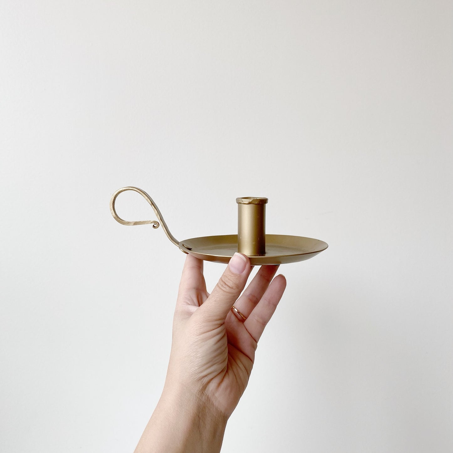 Golden Chamberstick Candle Holder
