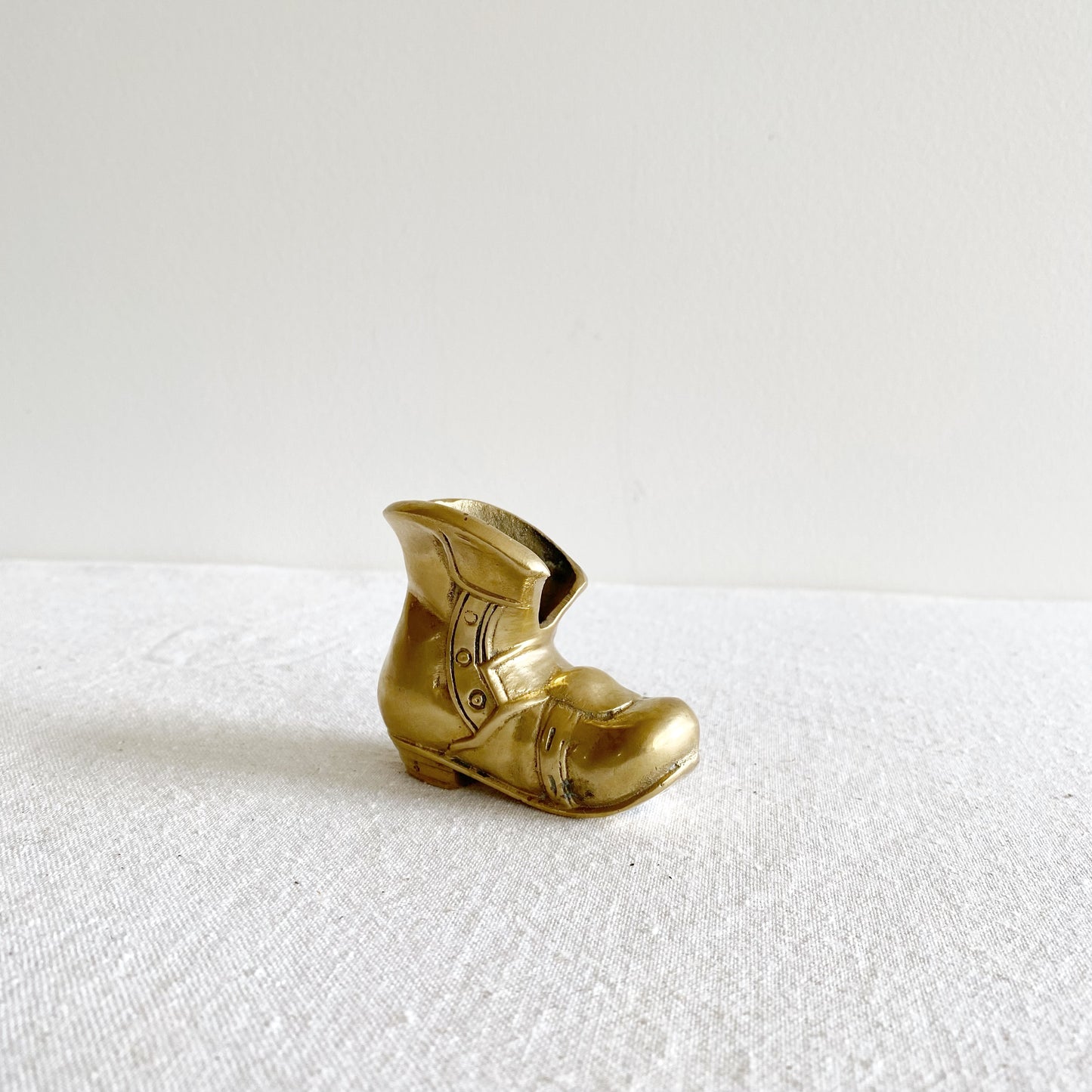 Vintage Brass Work Boot, 3"