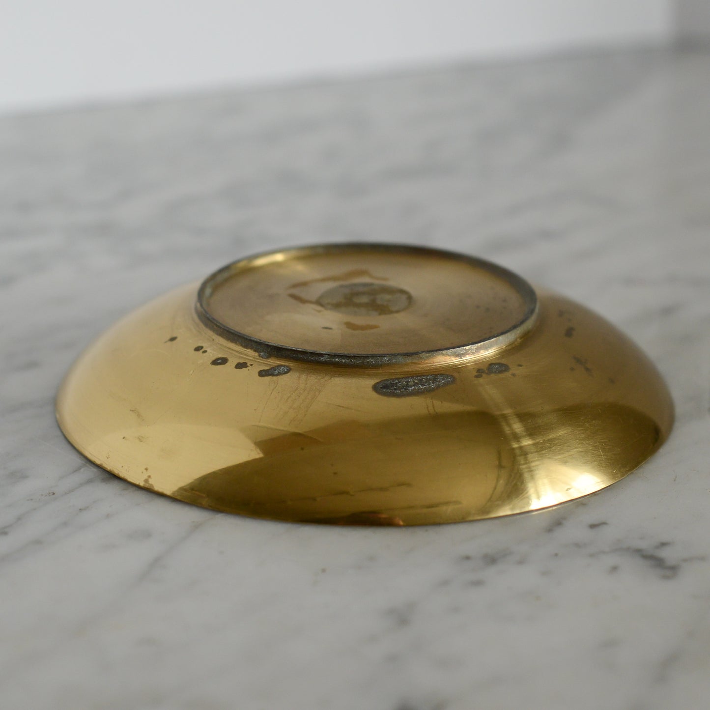 Simple Vintage Brass Dish
