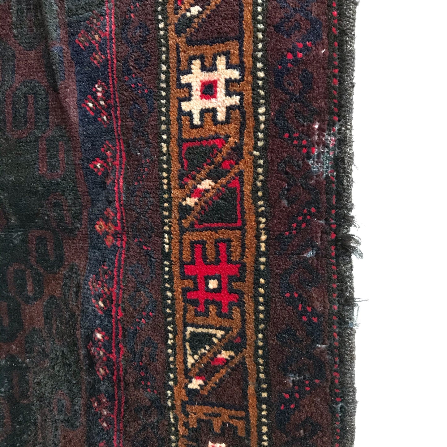 “SHILOH” Antique Hand-knotted Rug (3.9 x 6.4)