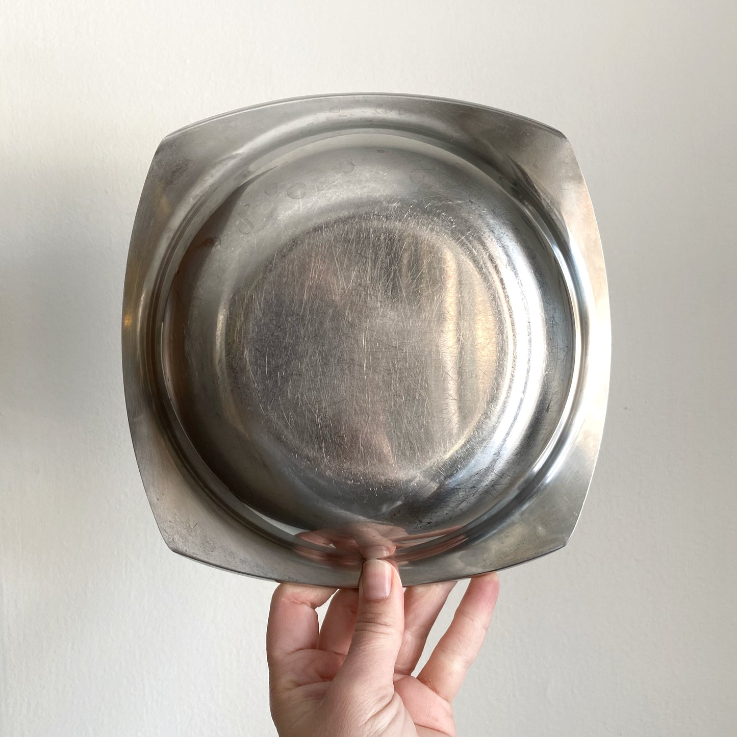 Modern Stainless Serving Bowl, Sweden