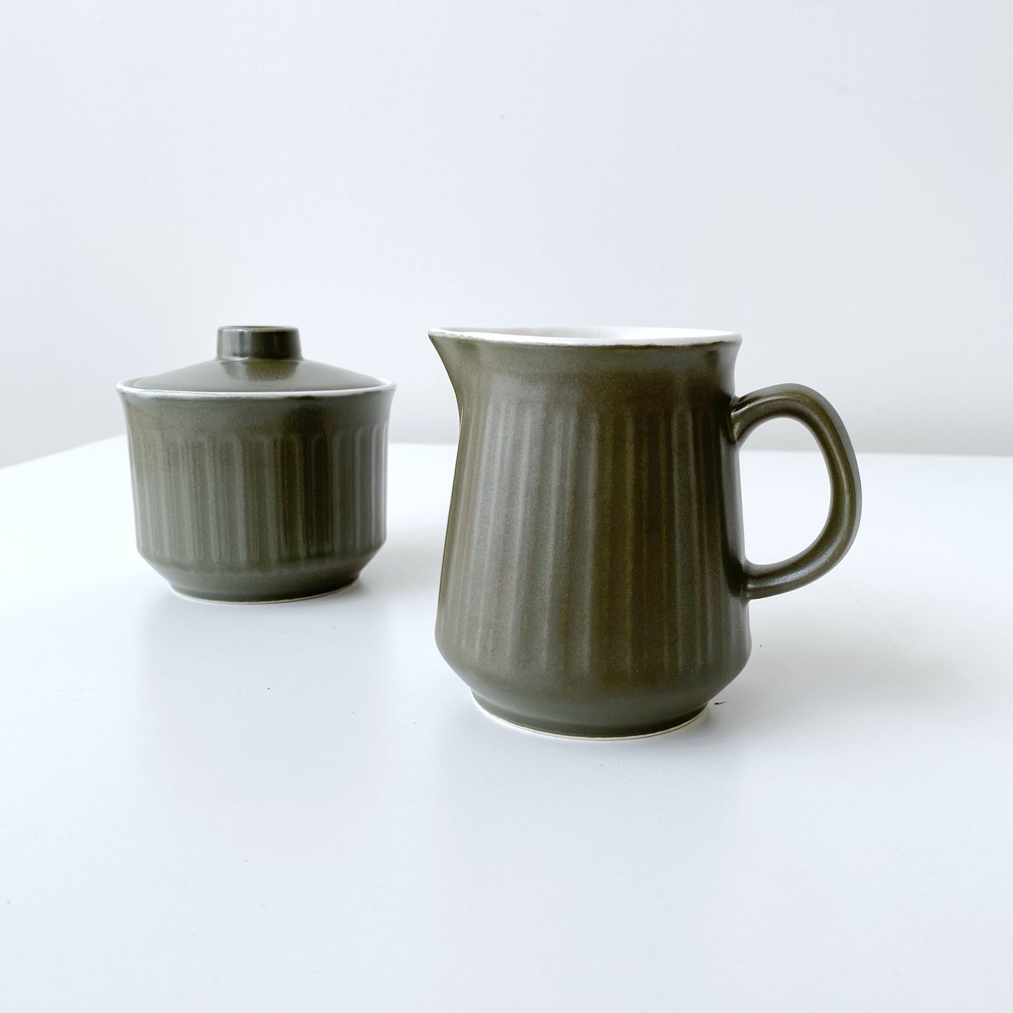 Vintage Ceramic Cream + Sugar Set, Japan