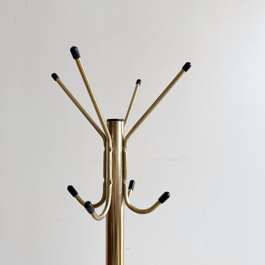 Vintage Brass Coat Rack