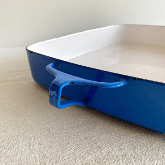 XL Vintage Dansk Enamel Baking Pan