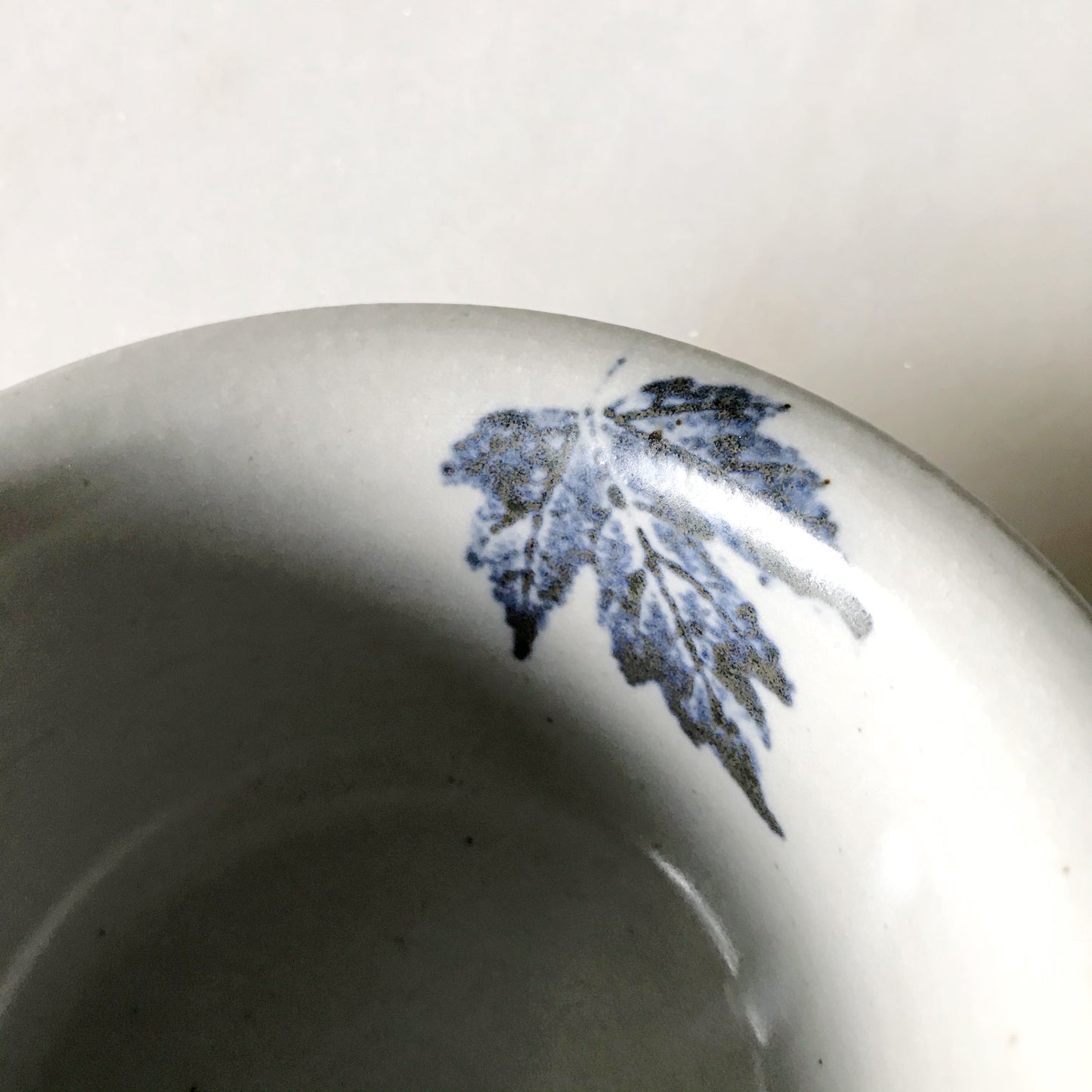 Pottery Dish with Leaf