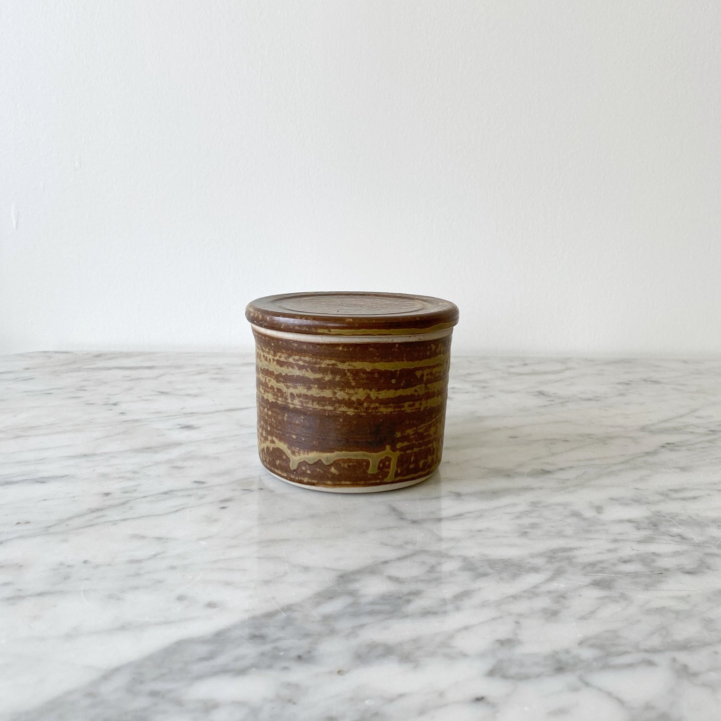 Handcrafted Stoneware French Butter Dish