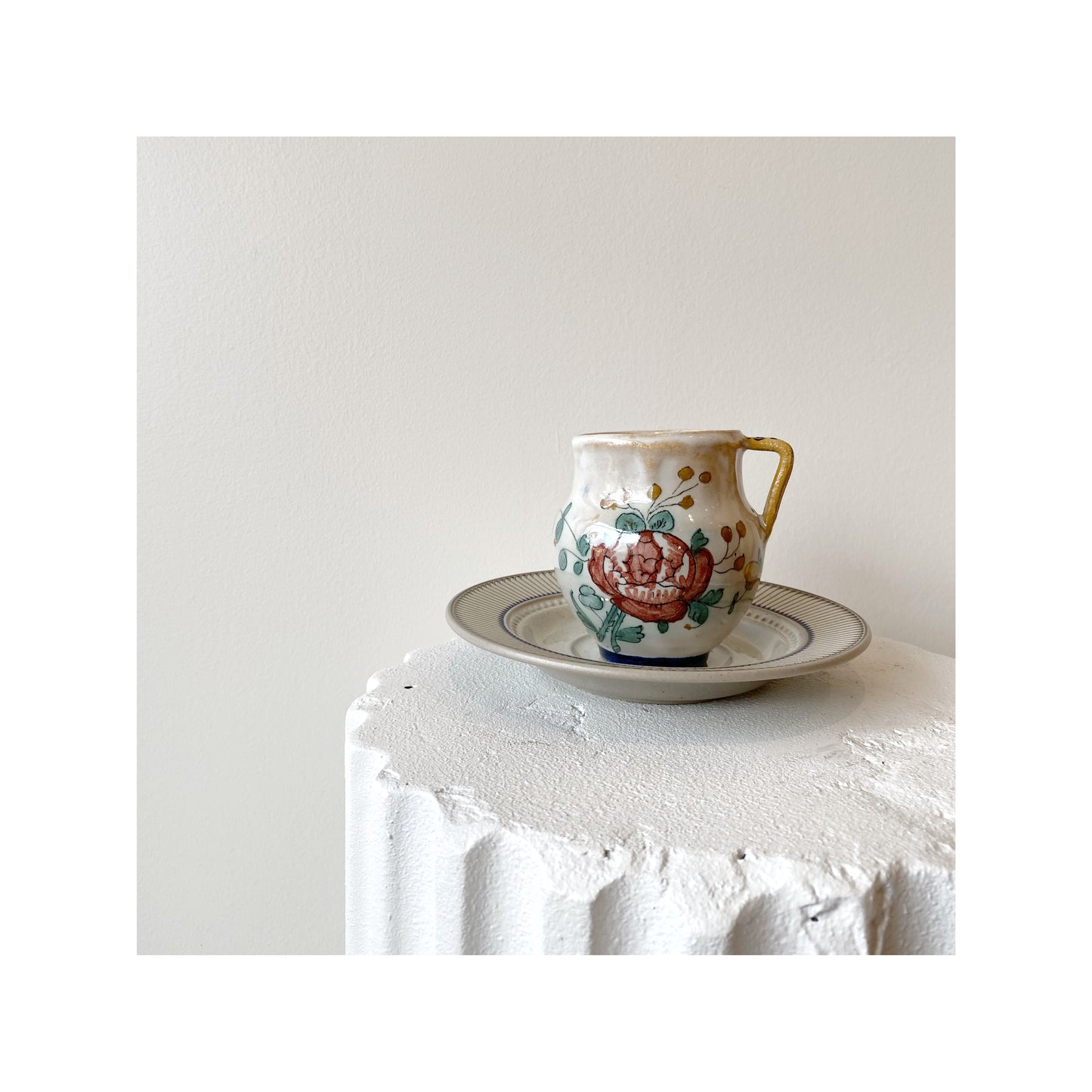 Vintage Mikasa Stone Craft Saucer