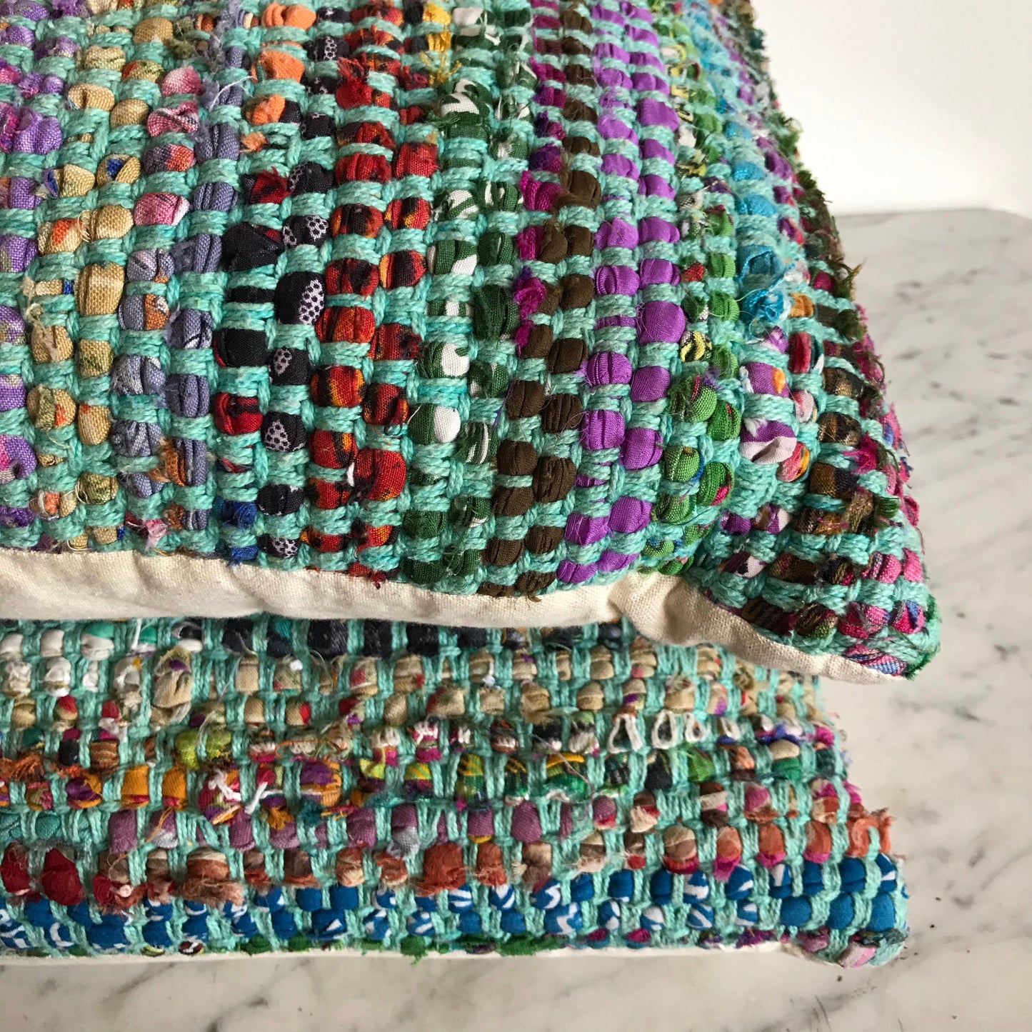 Pair of Woven Accent Pillows (16 x 16)