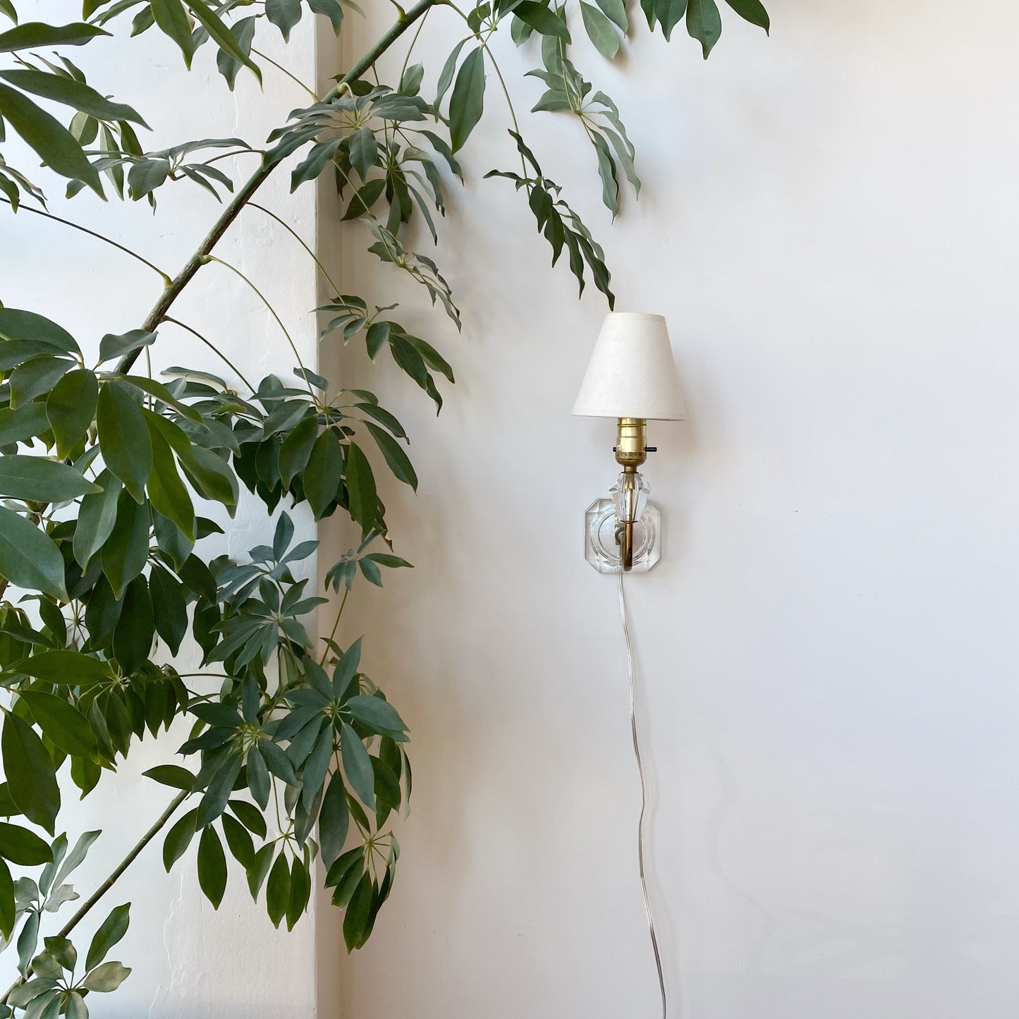 Vintage Crystal Wall Sconce Lamp
