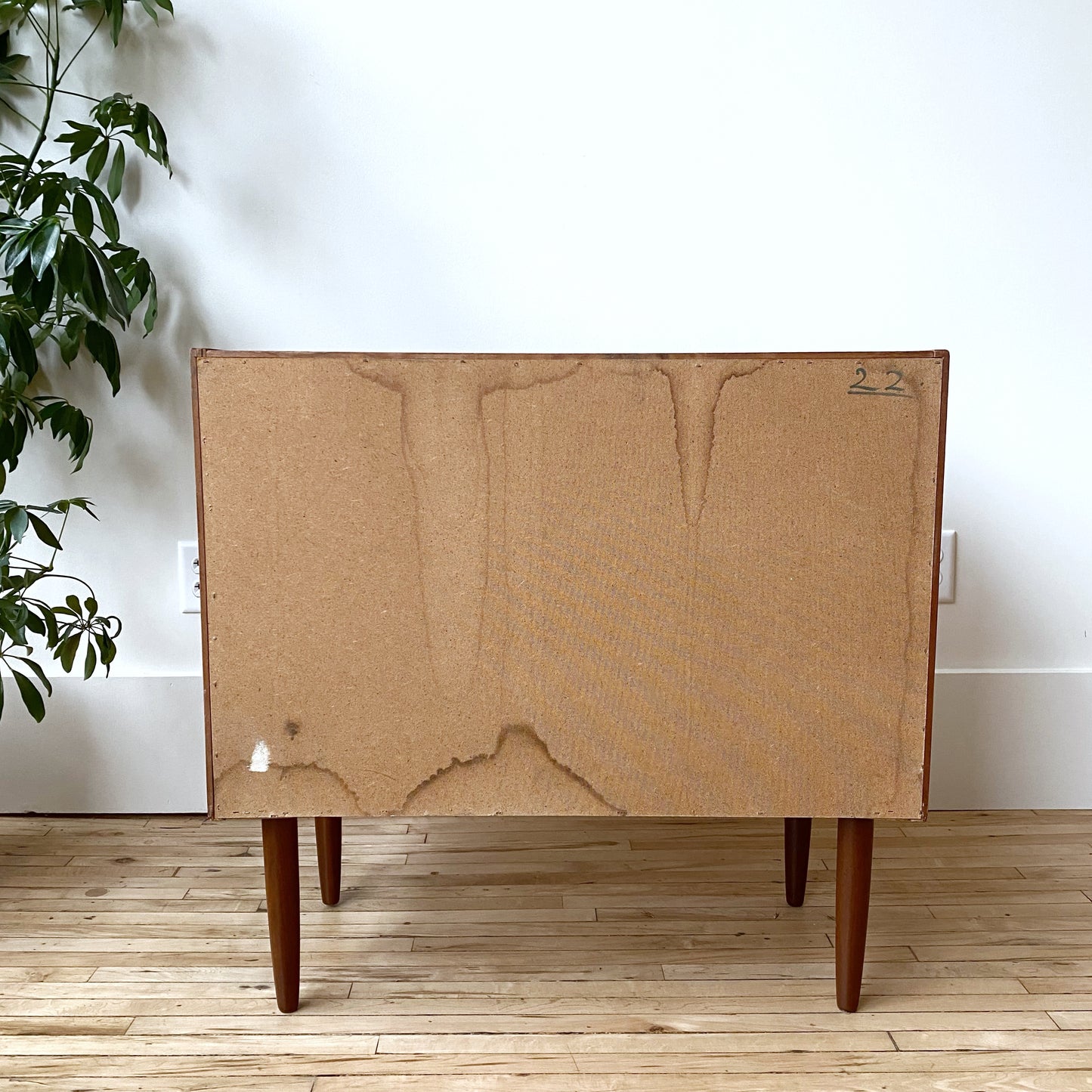 Petite Teak Scandinavian Chest of Drawers