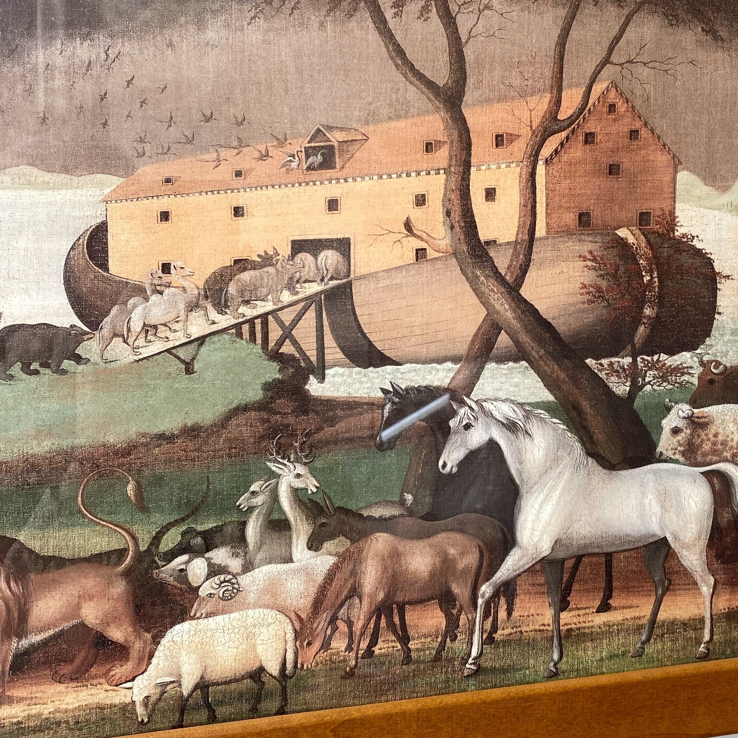 Framed Vintage “Noah’s Ark“ Picture (18.5 x 22.5)
