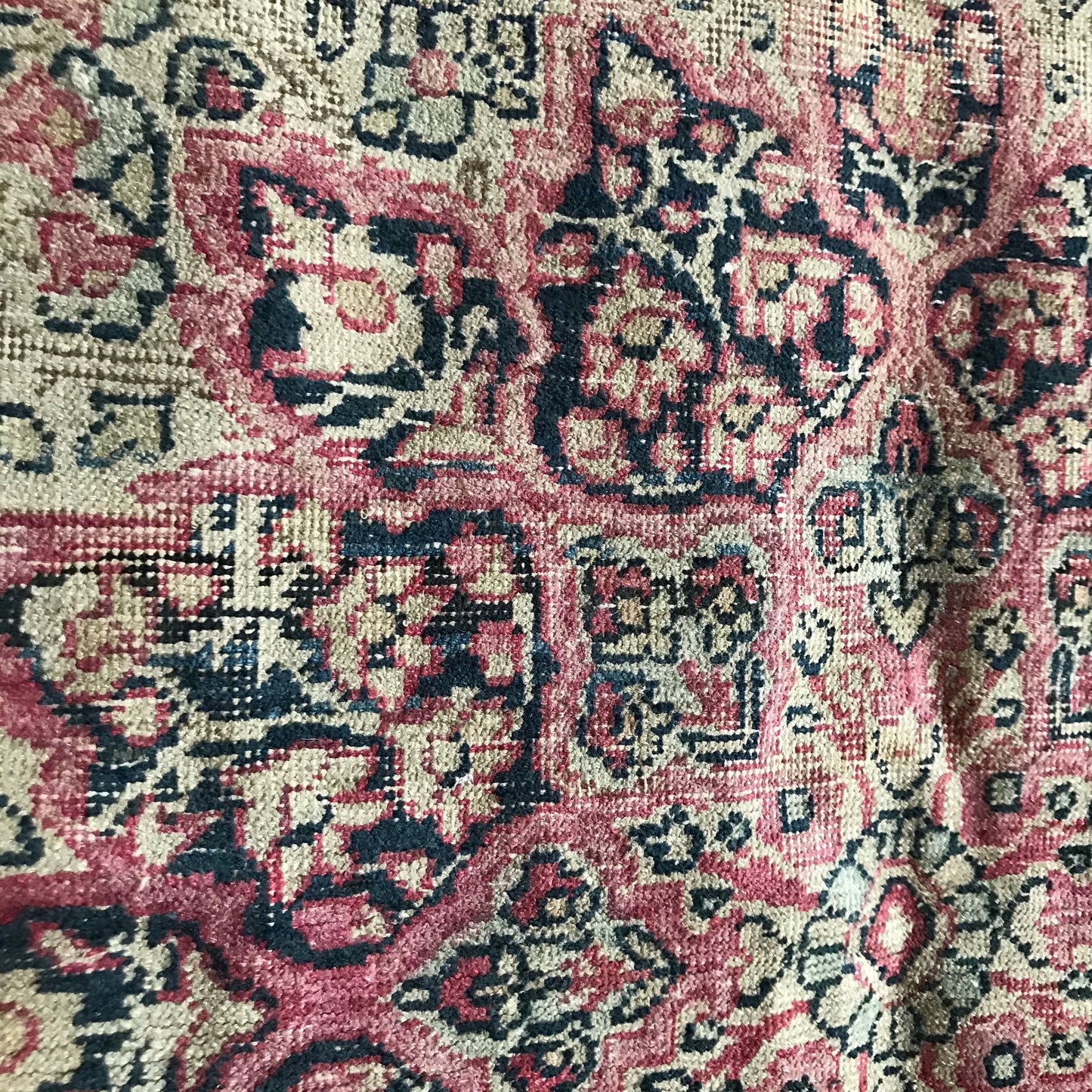 “ANNA” Antique Hand-knotted Rug (4.1 x 6.5)