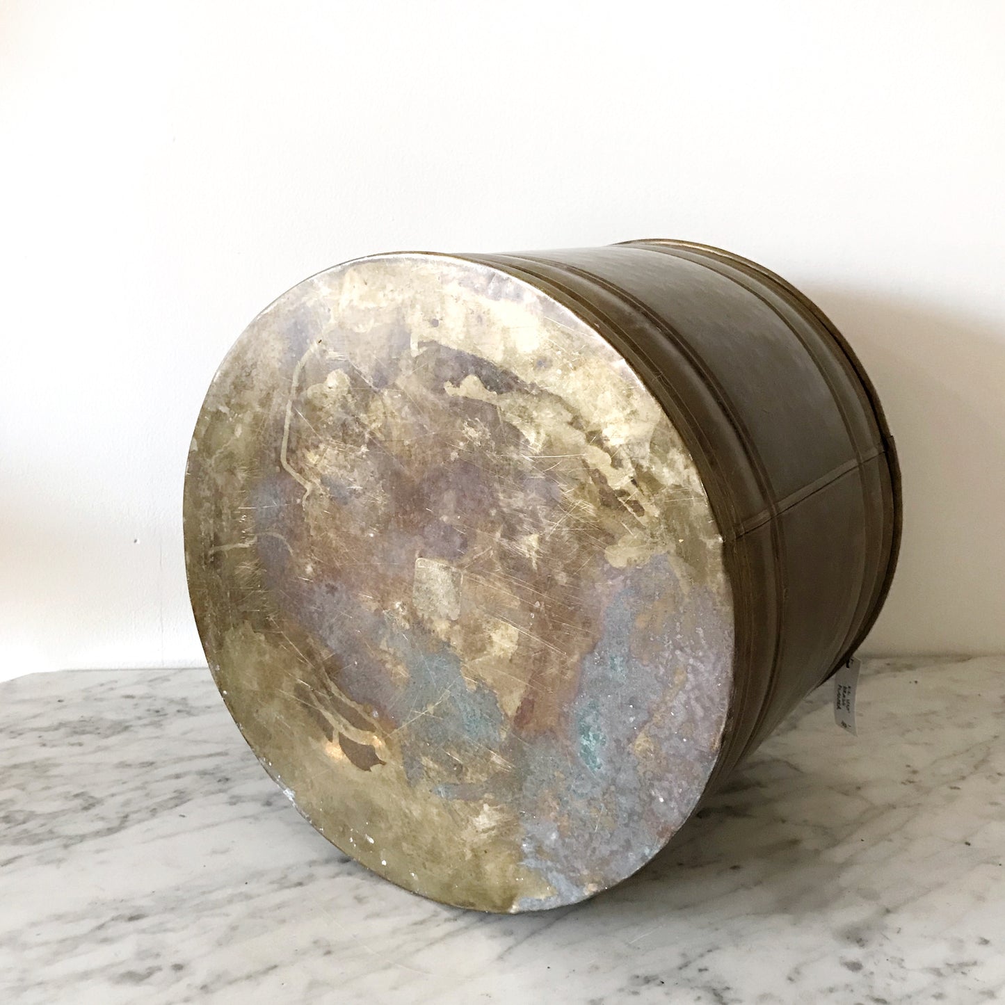 X-Large Vintage Brass Planter
