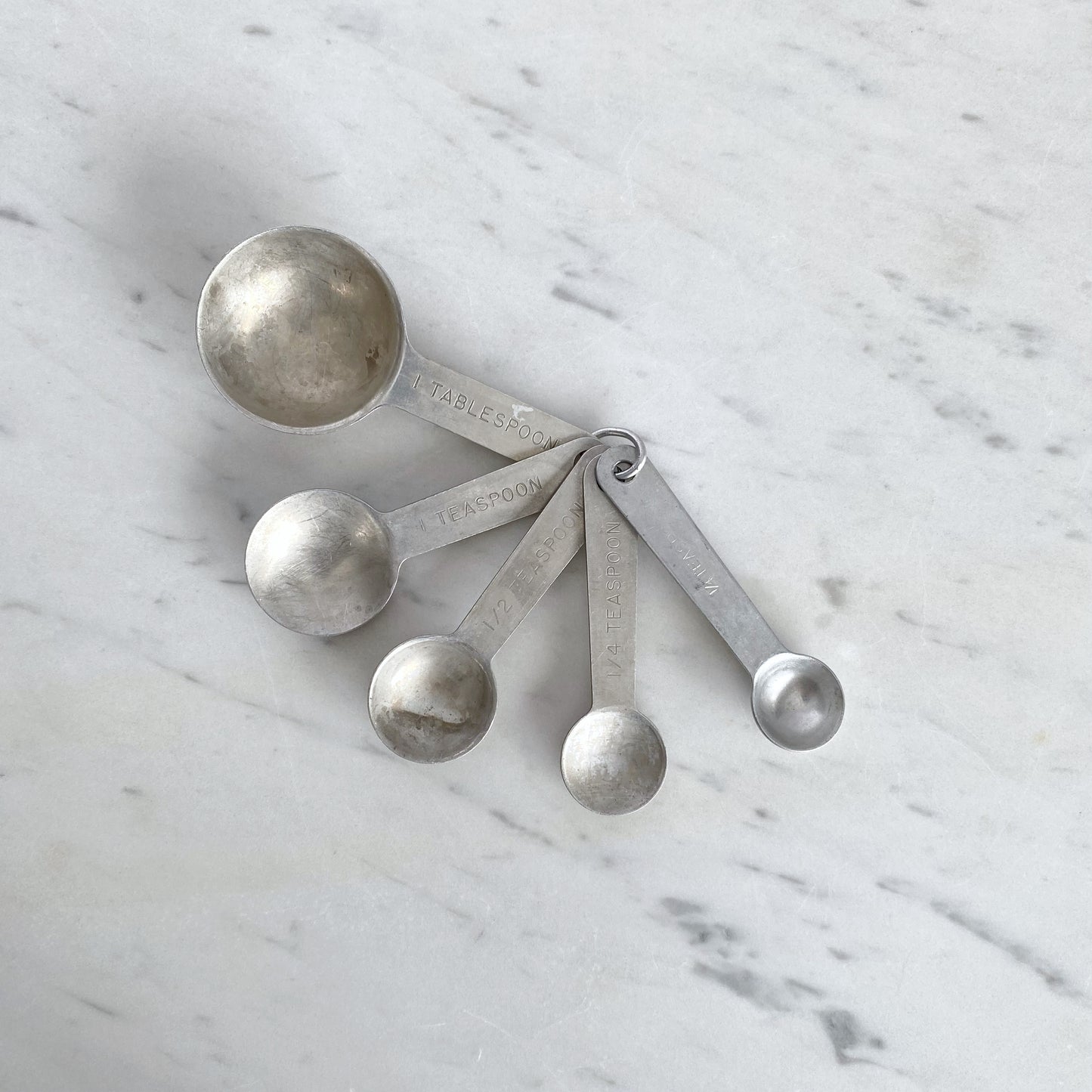 Vintage Aluminum Measuring Spoons