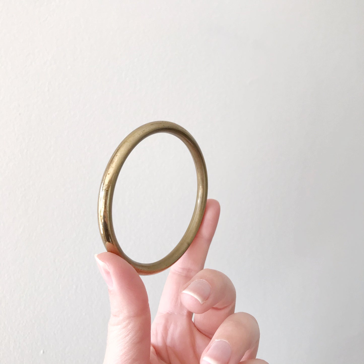 Vintage Minimal Brass Bangle