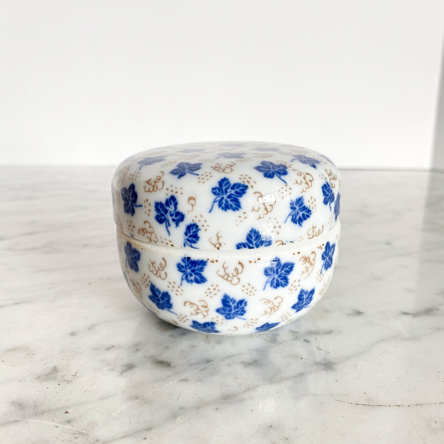 Vintage Porcelain Container, Japan