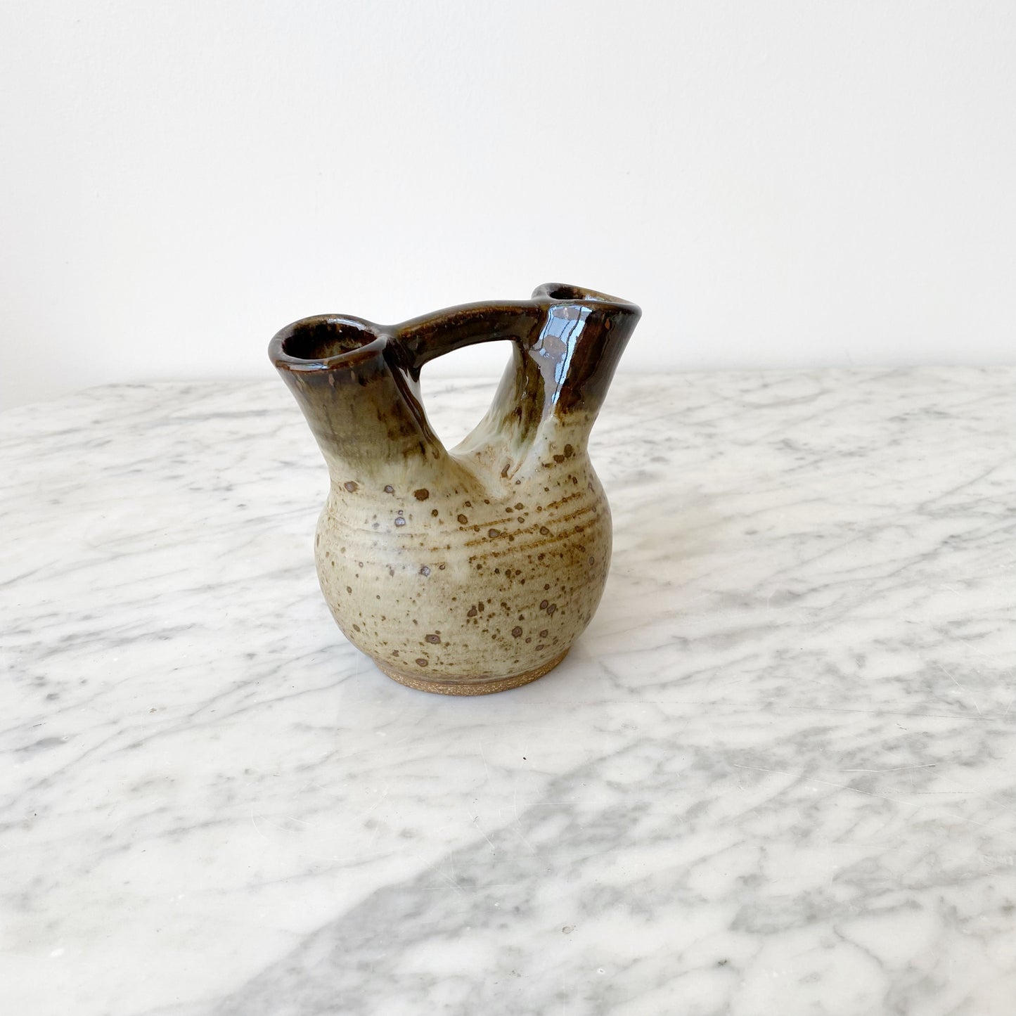 Vintage Double Pottery Vase