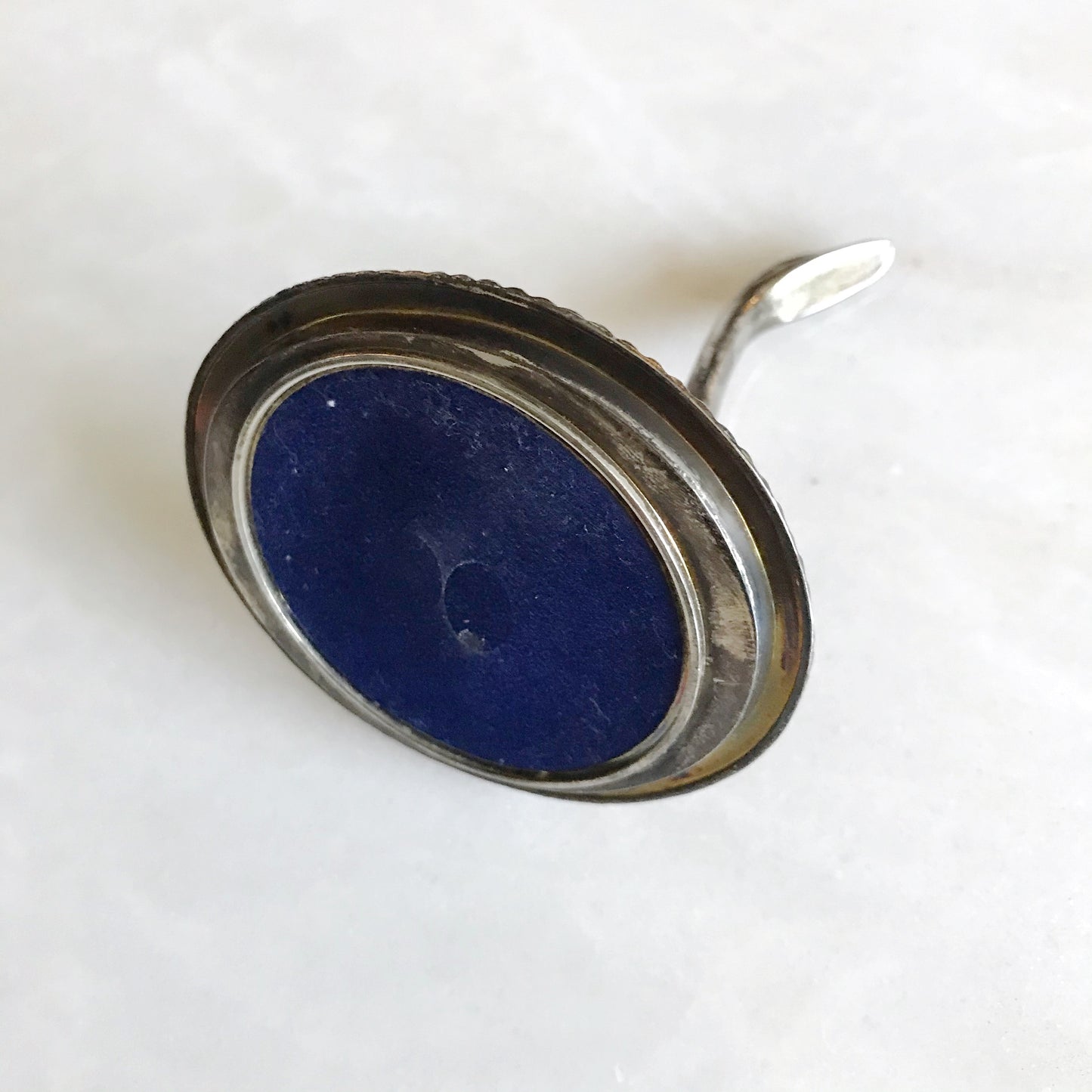 Vintage Silver Plated Swan Ring Dish