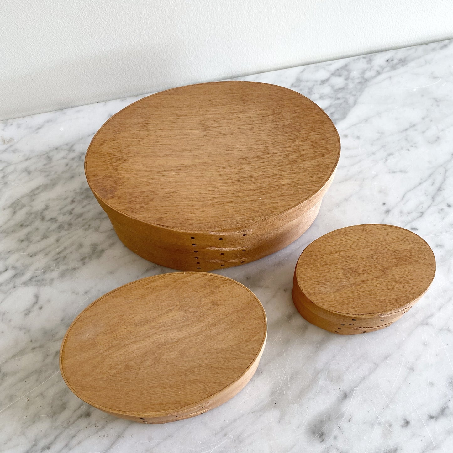 Trio of Traditional Shaker Nesting Boxes