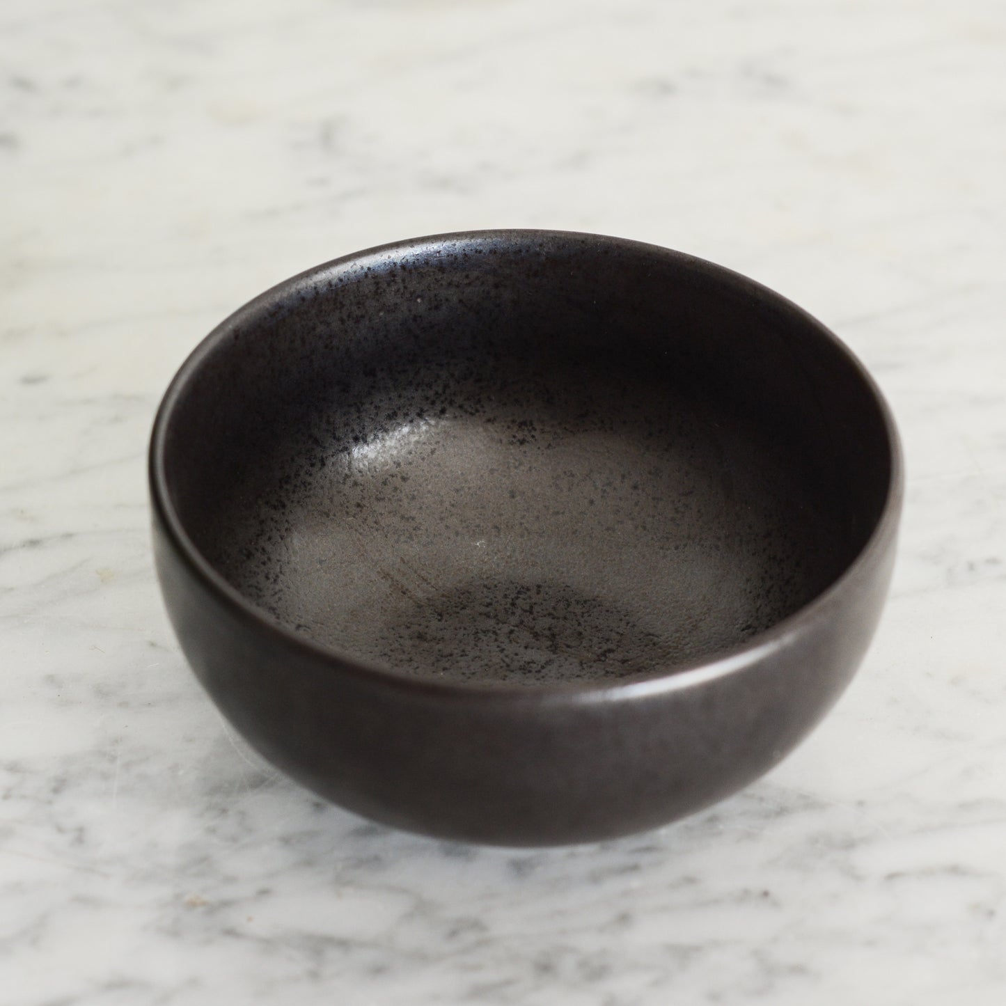 Black-Brown Ceramic Bowl, Japan