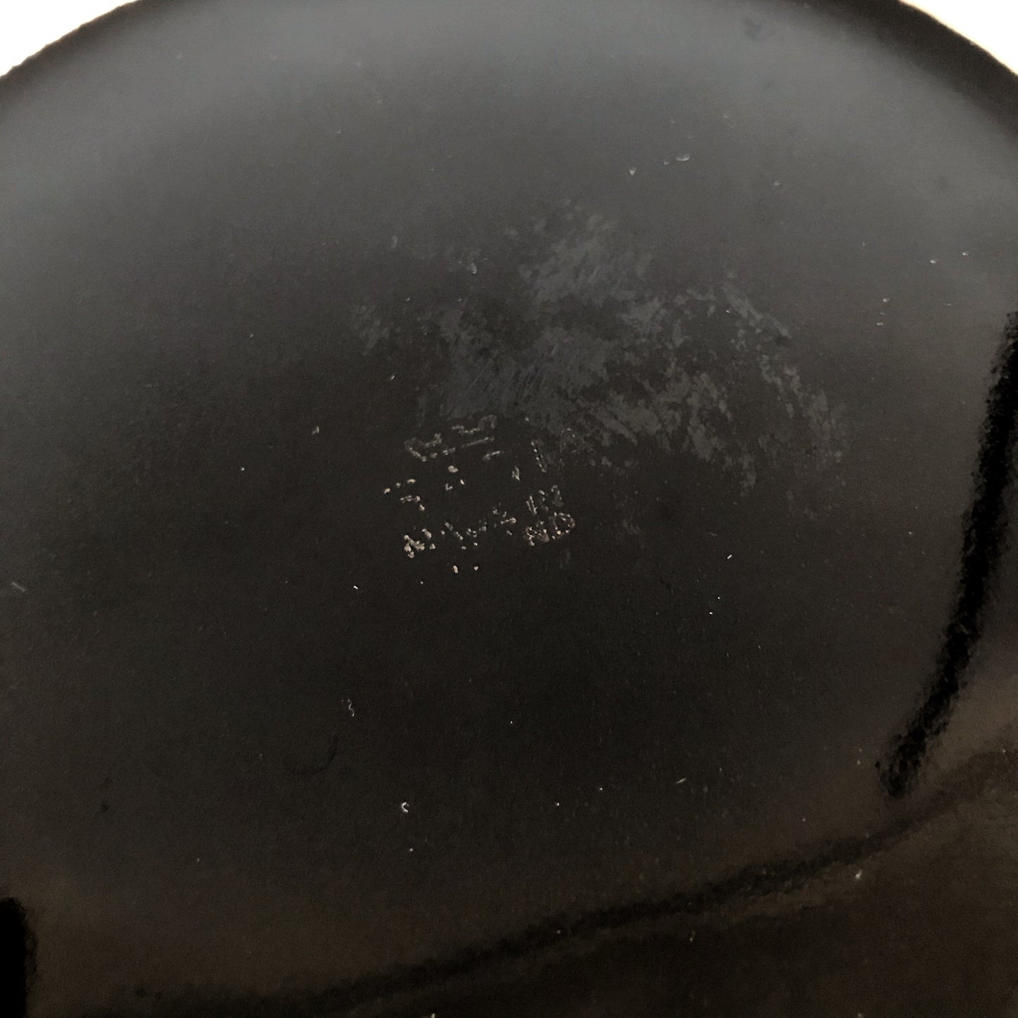 Vintage Black Ceramic Teapot, Finland
